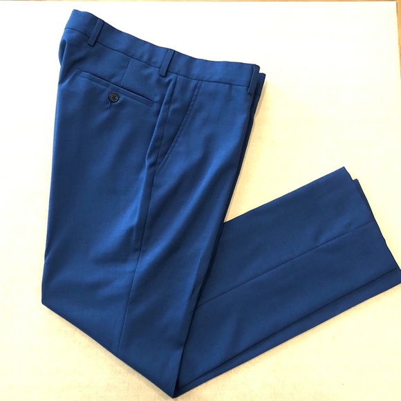 Men’s Blue Dress Pants - Picture 2 of 7